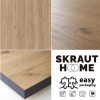 Mesa De Jantar | Skraut Home Mesa De Sala De Jantar, 8 Pessoas, 170, Robusto E Estavel Gracas A Sua Estrutura E Pernas Solidas, Oak E Preta, Industrial
