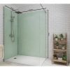 Painel De Parede Para Duche | Shower & Design Conjunto De 2 Paineis De Parede De Casa De Banho Com Perfis Incluidos De C. 90 X L. 120 X A. 210 Cm