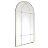 Espelhos | OZAIA Espelho Estilo Janela Vintage Em Metal De C. 80 X A. 150 Cm Cor Dourado Antigo - Palmyre