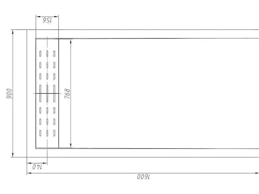 Base De Duche | Shower & Design Base De Chuveiro Com Sifao Incluido 1600X900X40 Mm Preto - Lyros