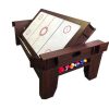 Jogo De Interior | ELITESHOPPING Mesa De Sinuca Multijogos De 7 Pes Com Air Hockey Panther