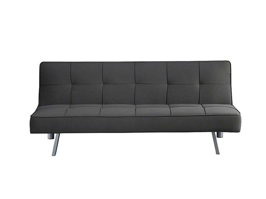 Sofa Cama Clic-Clac E Dobravel | Saldosystocks Sofa Cama 2 Lugares Ainhoa Clic Clac Tecido 175X74Cm Cinza