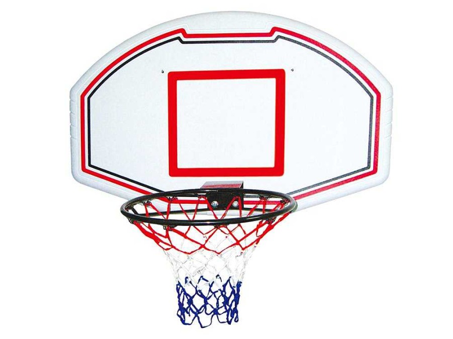 Jogo De Exterior | Vente-unique Cesto De Basquetebol De Parede Branco L111 X A77 Cm - Bemidji