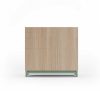 Sapateira | Herdasa Sapateiro/Movel Organizacao - H90Cm X L90Cm X P27Cm Nogueira Clara Pernas Verde - Copenhague