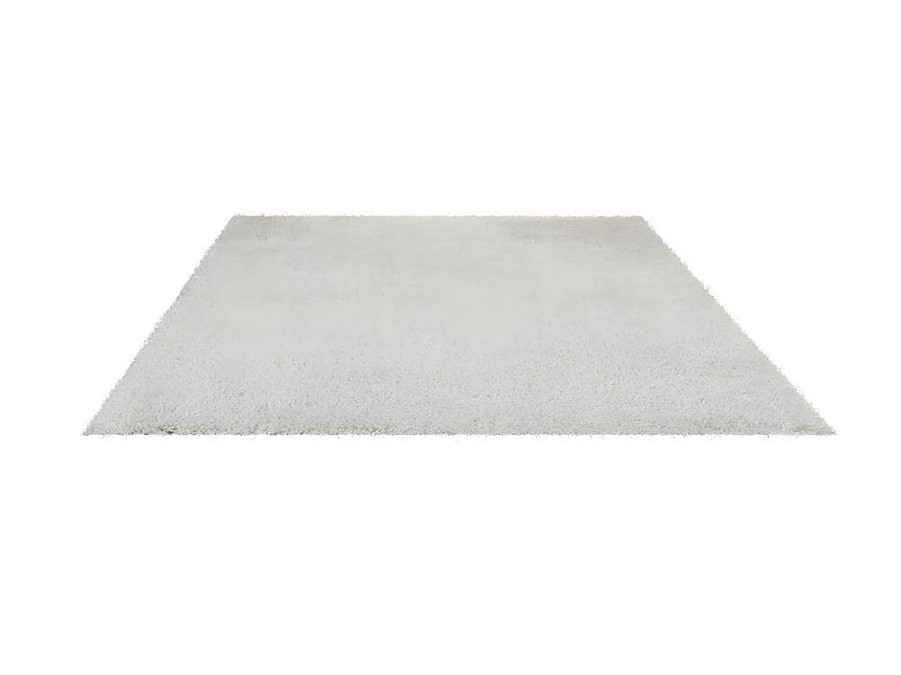 Tapete Shaggy | OZAIA Tapete Shaggy De Pelos Compridos Microfibra 120X170 Cm Branco - Harvey