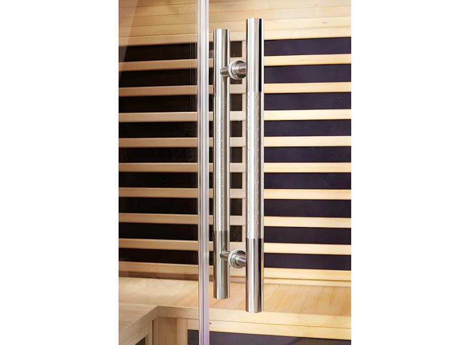 Sauna Infravermelhos | VOGUE SAUNA Sauna De Infravermelhos 4/5 Lugars Com Vidros Fumados C180 X L160 X A200 Cm 3060 W, Gama Prestigio - Tromso