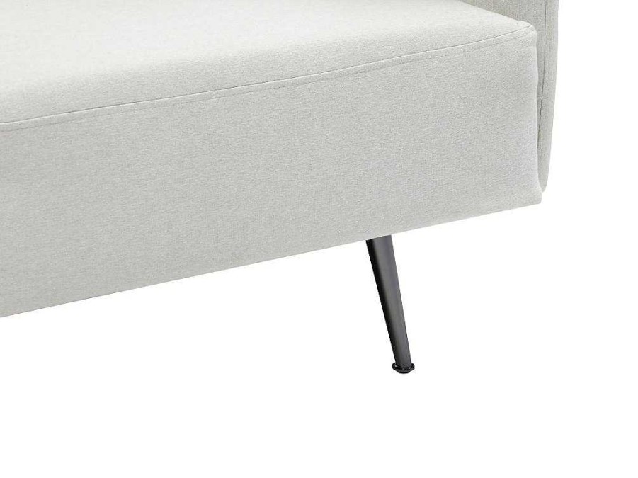 Chaise Longue | Vente-unique Chaise-Longue Direita Em Tecido Creme - Napasa