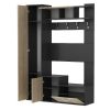 Promocoes Sala | Homemania Armario De Entrada Seina, Carvalho, Antracite, 125X35X184 Cm, Epikasa