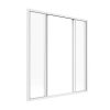 Divisoria De Ambiente | Vente-unique Divisoria De Correr Aluminio Termolacado Branco 120X130 Cm - Ravena
