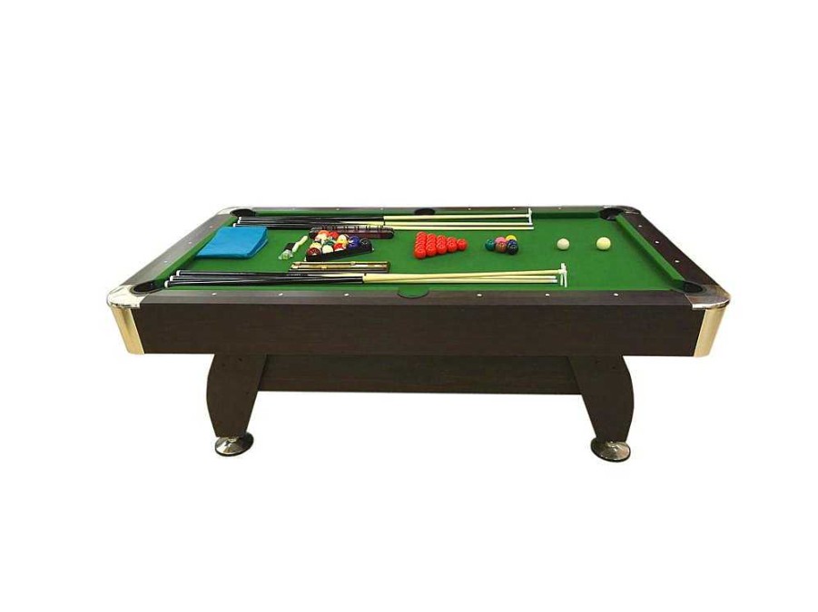 Jogo De Interior | ELITESHOPPING Mesa De Bilhar De 7 Pes Completa Com Acessorios Iron Green