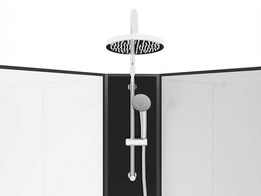 Cabine De Duche | Shower & Design Cabine De Duche De Canto De Hidromassagem C80 X L80 X A225 Cm - Kivora