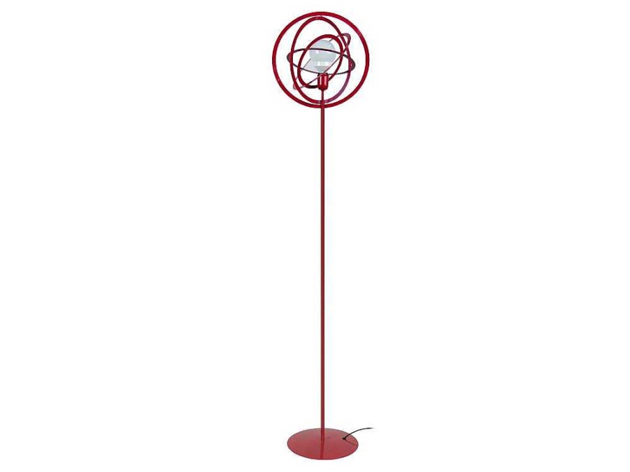 Candeeiro De Pe | TOSEL Candeeiro De Pe Tosel Descendite A Tecido Certo Branco D45 X H168 Cm