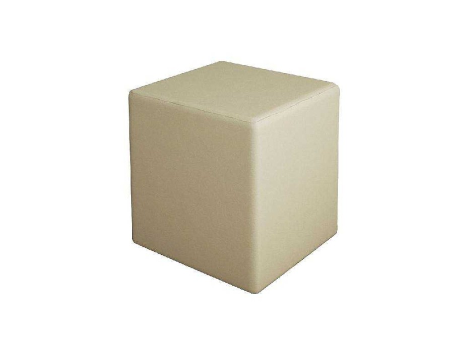 Puff | EPIKASA Pouf Milena, Creme, 34X34X37 Cm, Epikasa