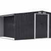 Abrigos De Jardim | EXPERTLAND Abrigo De Jardim Em Aco Galvanizado Cinza 10,5 M - Lery