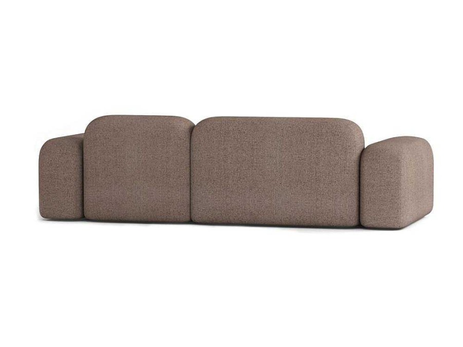 Sofa Em Tecido | Atio Sofa Max De 3 Lugares Em Tecido Castanho