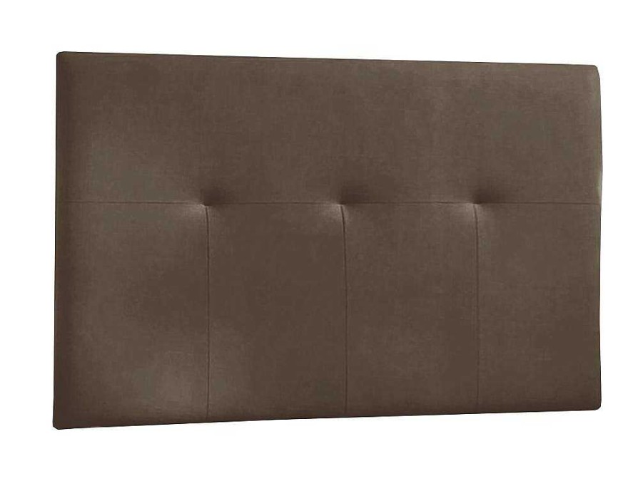 Cabeceira E Ponte De Cama | Venprodin Cabeceira - Couro Sintetico 160X120X4Cm - Chocolate