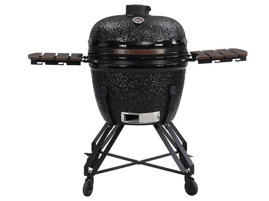 Barbecue, Braseiro De Jardim, Plancha | Vente-unique Barbecue Kamado A Carvao Em Ceramica E Bambu 67 X 85 X 120 Cm - Ayumi