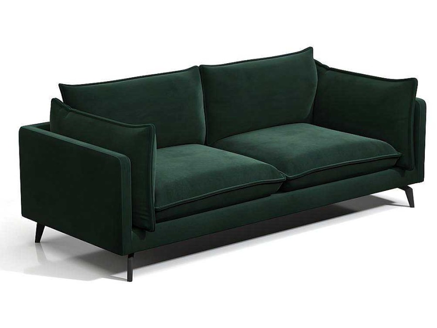 Sofa | PASCAL MORABITO Sofa De 3 Lugares Em Veludo Verde - Kestrel De Pascal Morabito