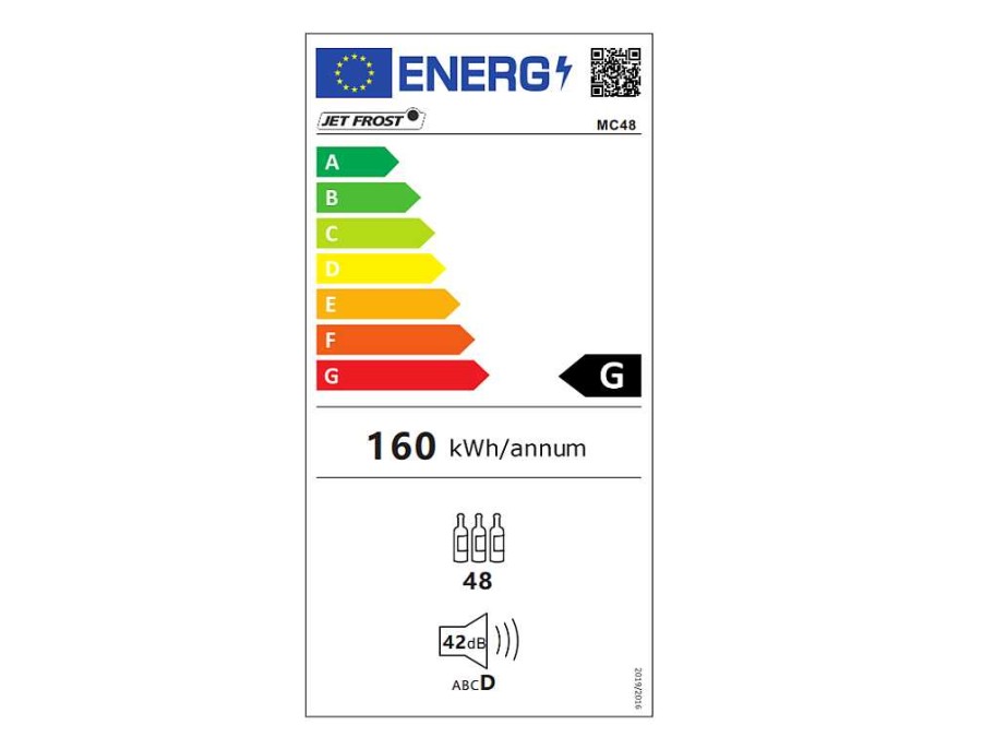 Cave De Vinho | JETFROST Cave De Vinho De Conservacao - 48 Garrafas - Termostato Ajustavel