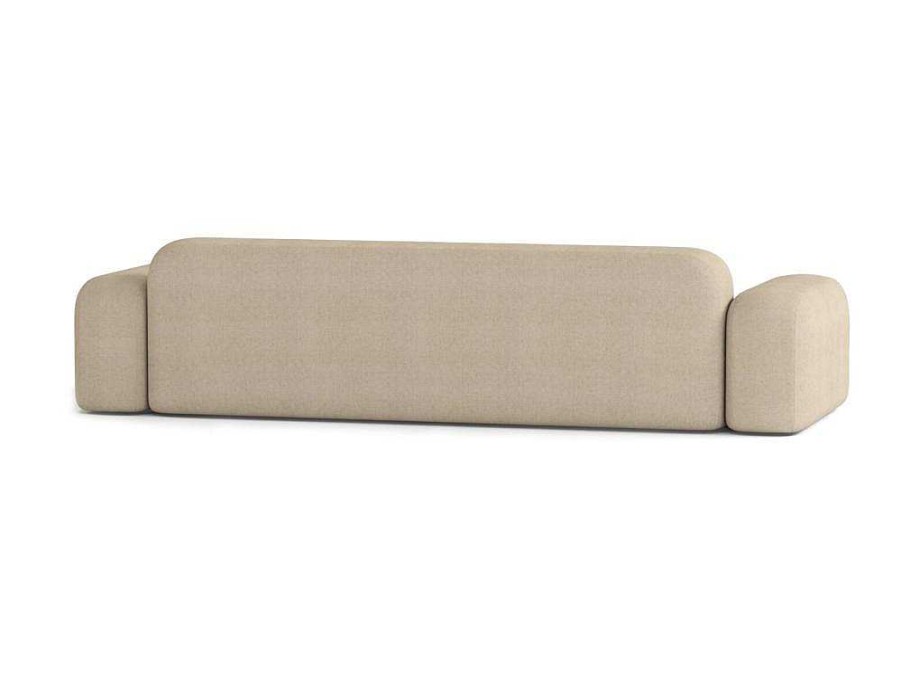 Sofa De 4 Lugares | Atio Sofa Max De 4 Lugares Em Tecido Bege