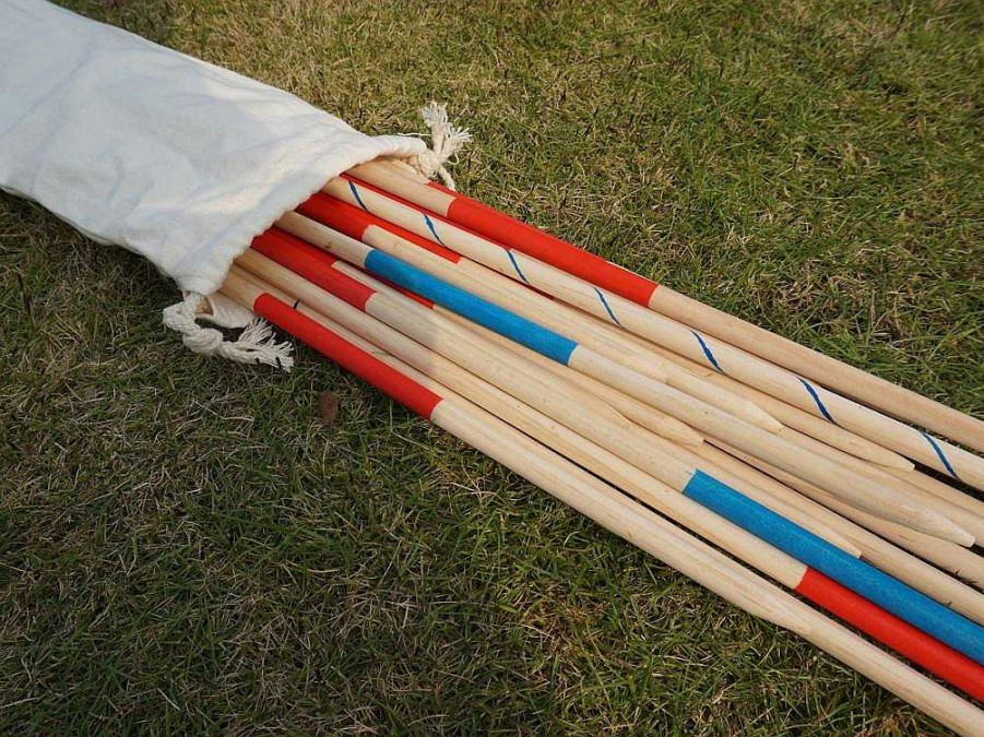 Jogo De Exterior | Vente-unique Jogo De Tabuleiro Gigante Em Madeira Mikado 90 Cm - Caribou