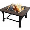 Barbecue, Braseiro De Jardim, Plancha | Purline Brasero De Jardin Incluant Un Barbecue En Carreaux De Ceramique Noir