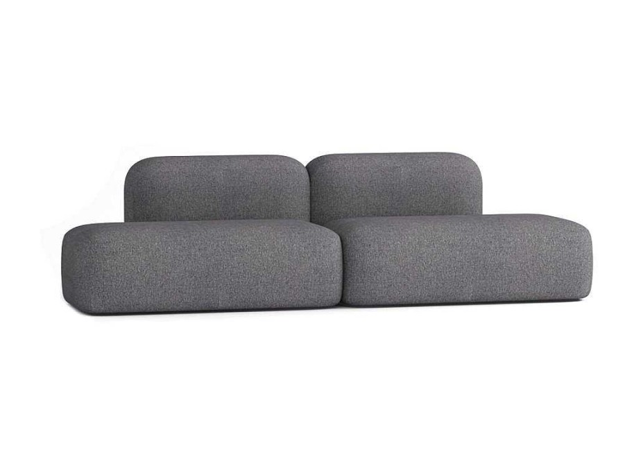 Sofa De 4 Lugares | Atio Sofa Max De 4 Lugares Em Tecido Antracite