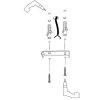 Candeeiro Suspenso | OZAIA Candeeiro De Teto Em Metal 6 Globos De C. 100 X A. 52 Cm Cor Dourado E Branco - Damar