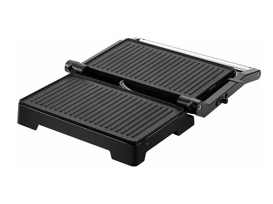 Pequenos Eletrodomesticos | Purline Grill Electrique Compact Avec Plaques Anti-Adhesives 900W