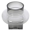 Objeto De Decoracao Interior | OZAIA Vaso Em Vidro De Cor D. 20,5 X A. 30 Cm Vidro Cinzento Fumado - Valoit