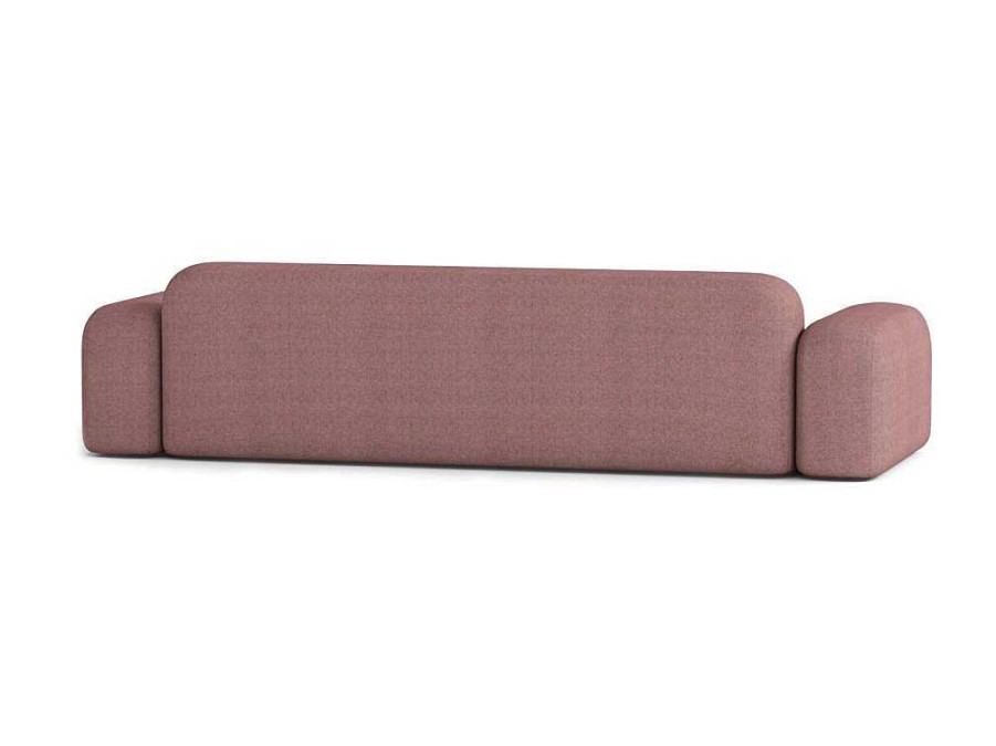 Sofa De 4 Lugares | Atio Sofa Max De 4 Lugares Em Tecido Vermelho