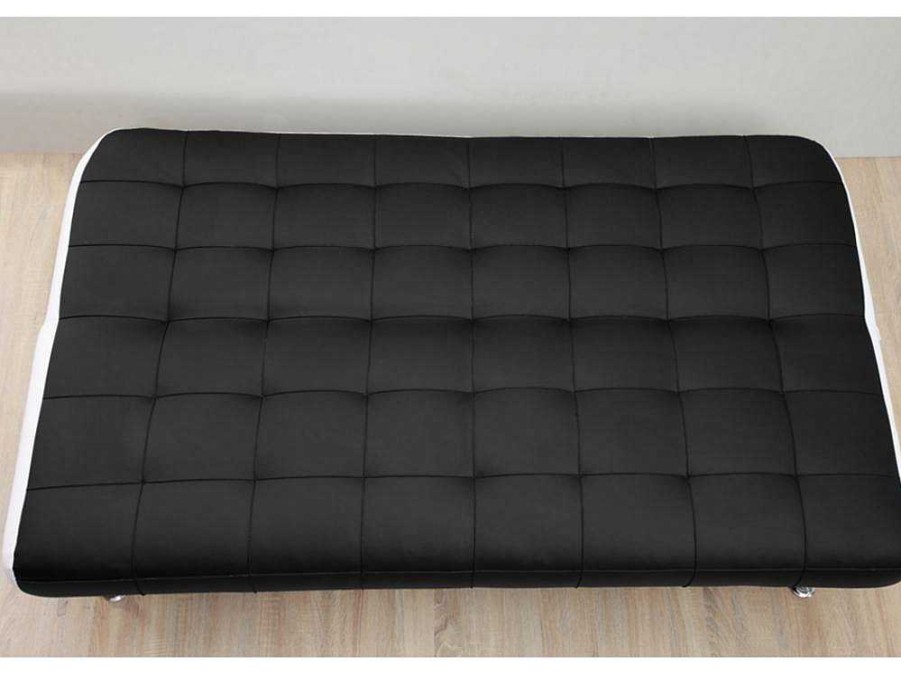 Sofa Cama Clic-Clac E Dobravel | Vente-unique Sofa Cama Clic Clac Preto - Murni