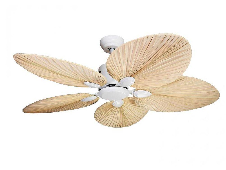 Ventilador | Purline Ventilador De Tecto Ac Branco Com Laminas 132Cm Para 30M2