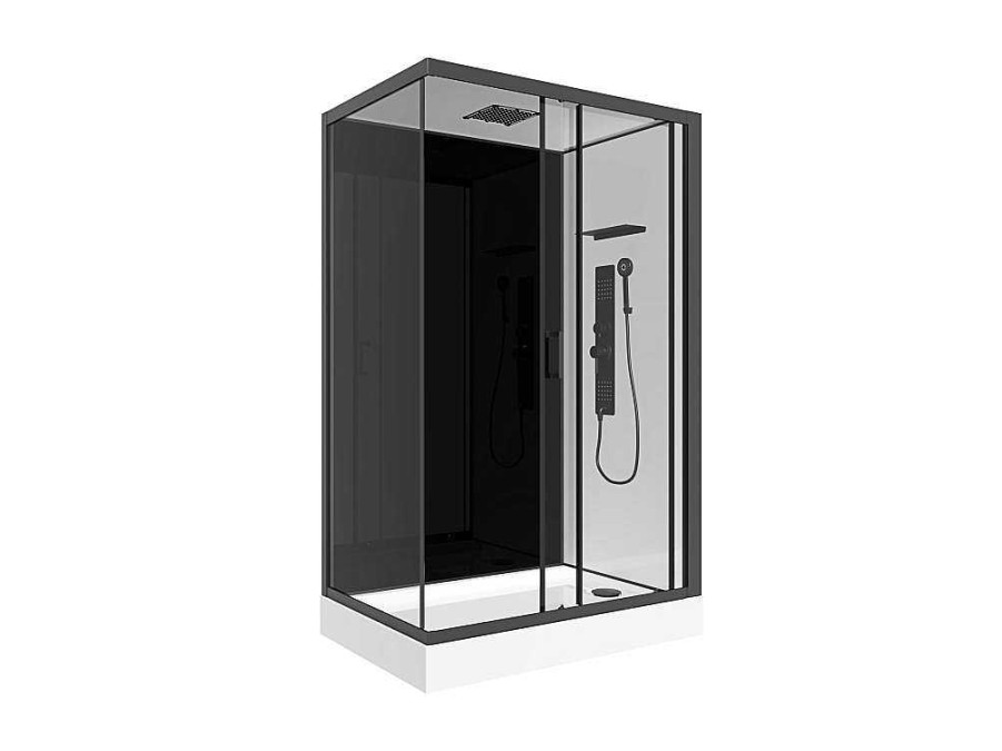 Promocoes Casa De Banho & Bem-Estar | Shower & Design Cabine De Duche De Hidromassagem, Instalacao Reversivel C110 X L80 X A215 Cm - Fomira