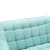 Sofa | Vente-unique Sofa De 2 Lugares Em Tecido Cor Verde-Agua - Caserta