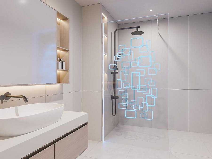 Painel De Duche | Shower & Design Painel De Duche Bella Com Leds - 120 X 200 Cm