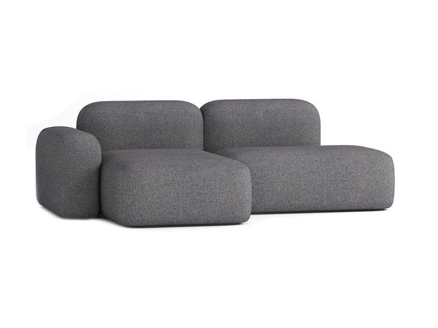 Sofa De Canto | Atio Sofa Max De 3 Lugares Em Tecido Antracite