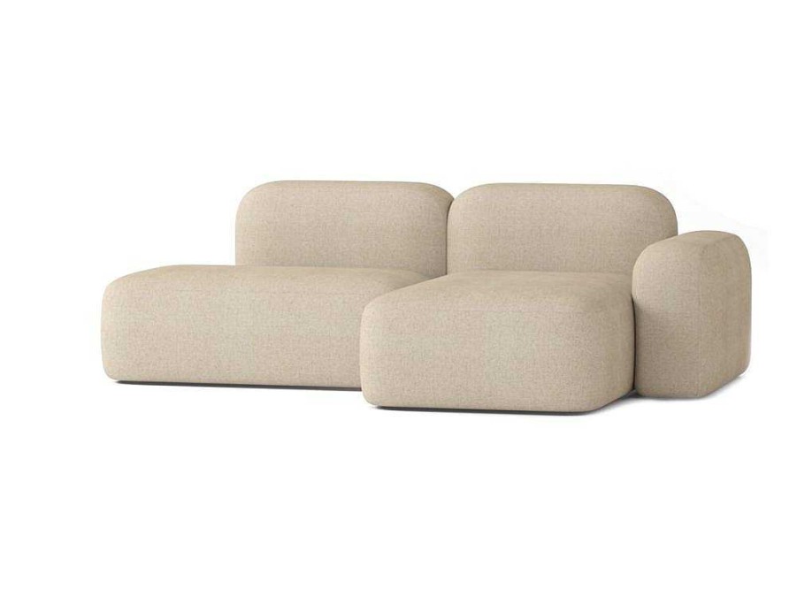 Sofa De Canto | Atio Sofa Max De 3 Lugares Em Tecido Bege