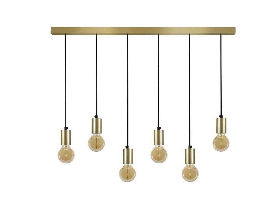 Lustre | TOSEL Suspensao Tosel Norwich Metal Cilindro Verde D30 X H75 Cm