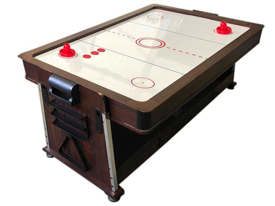 Jogo De Interior | ELITESHOPPING Mesa De Bilhar 7 Pes Multijogo Verde Air Hockey + Ping Pong - Stark