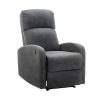 Cadeirao Relax | Vente-unique Cadeirao Relax Em Tecido Antracite - Isao