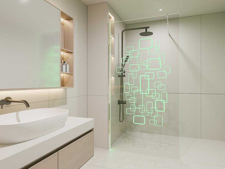 Painel De Duche | Shower & Design Painel De Duche Bella Com Leds - 120 X 200 Cm