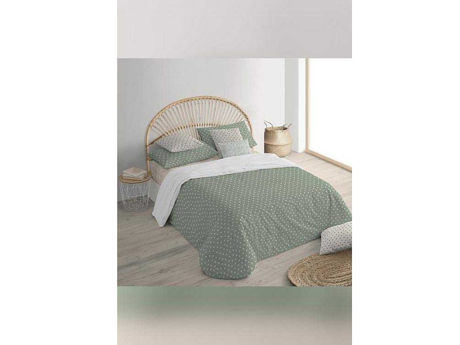 Textil De Casa | Purline Housse De Coussin 100% Coton 1 Piece Vert Moderne Imprime 30X50