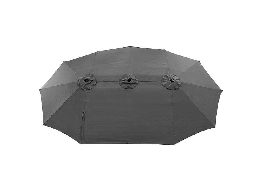 Guarda Sol | Happy Garden Guarda-Chuva Duplo 2,7X4,6M Linai Cinza