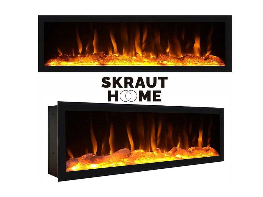 Movel De Tv | Skraut Home Movel De Tv, 210, Para Televisores Ate 80", Lareira Electrica Xxl, Design Industrial, Cimento