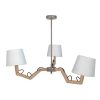Lustre | TOSEL Lustre Tosel Geri Tecido Braco Cru D80 X H80 Cm