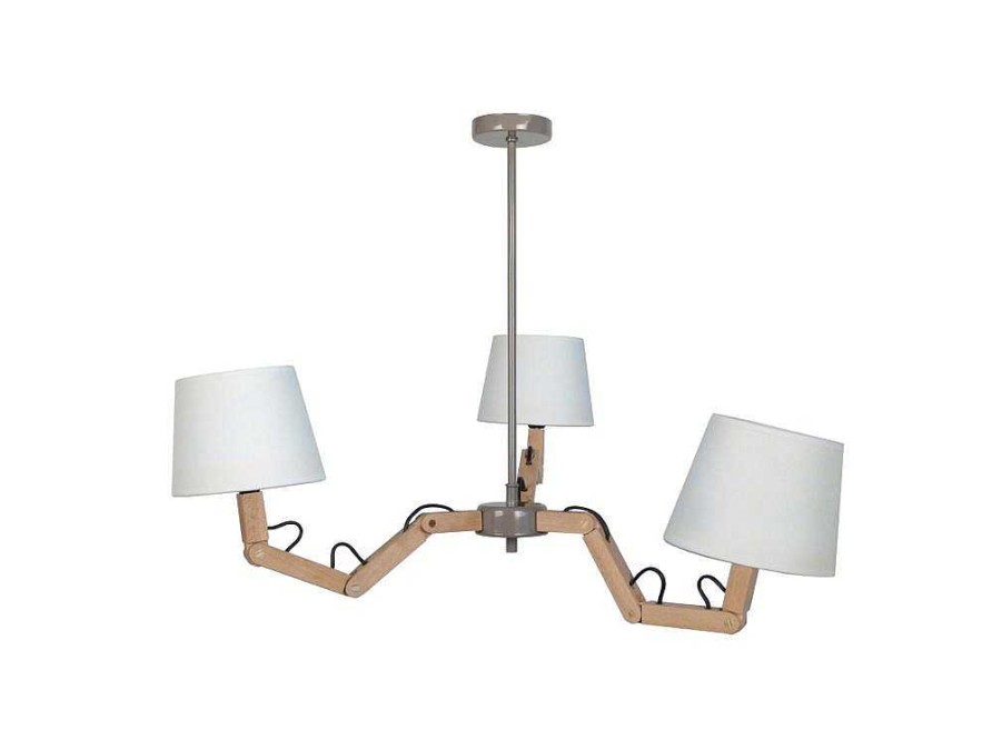 Lustre | TOSEL Lustre Tosel Geri Tecido Braco Cru D80 X H80 Cm