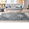 Tapete Grande | OZAIA Tapete Vintage Oriental 200 X 290 Cm Cinza - Clossy