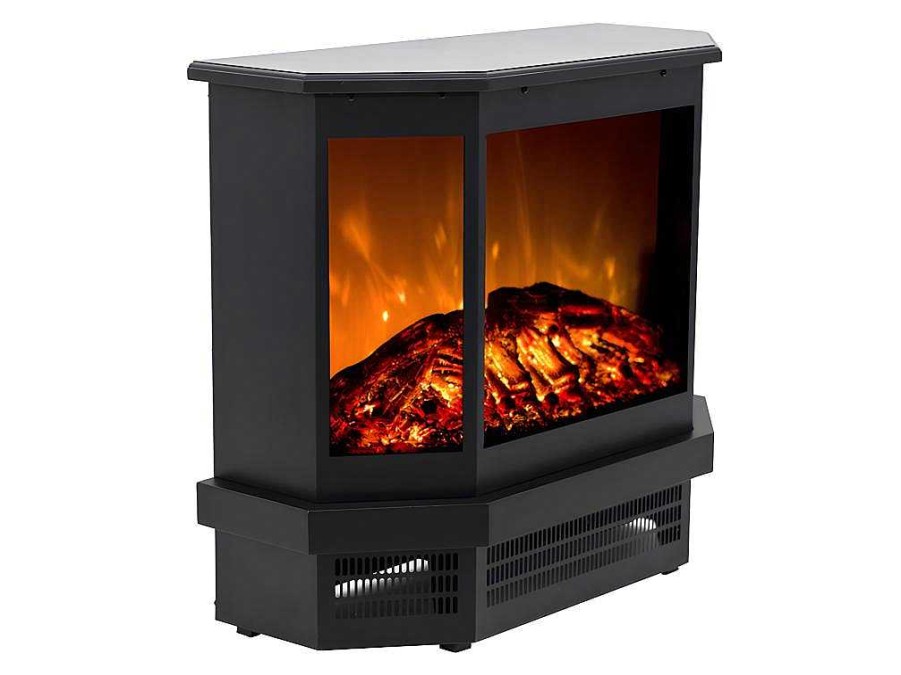 Lareira Eletrica | FLAMATECH Lareira Eletrica C55,8 X L22,5 X A51,6 Cm Disponivel Em Preto Estilo Salamandra - Etna