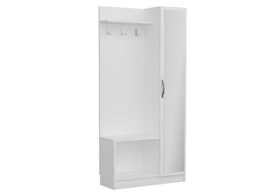 Promocoes Sala | Homemania Armario De Entrada Orion, Branco, 80X32X173 Cm, Epikasa